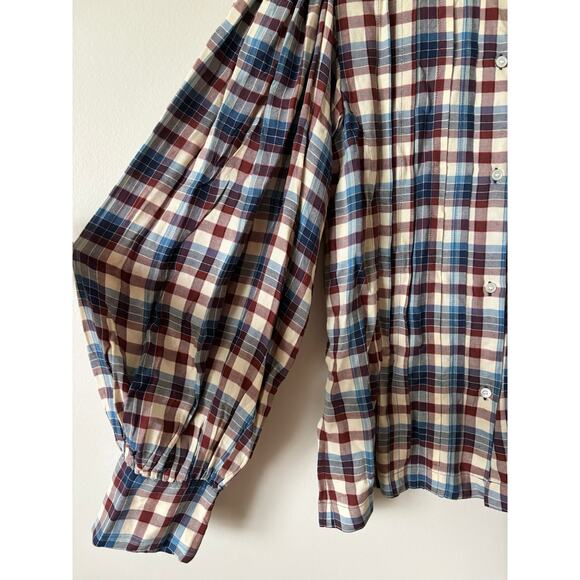 NWT DOEN Harlow Top in Belleville Plaid M - Picture 5 of 11